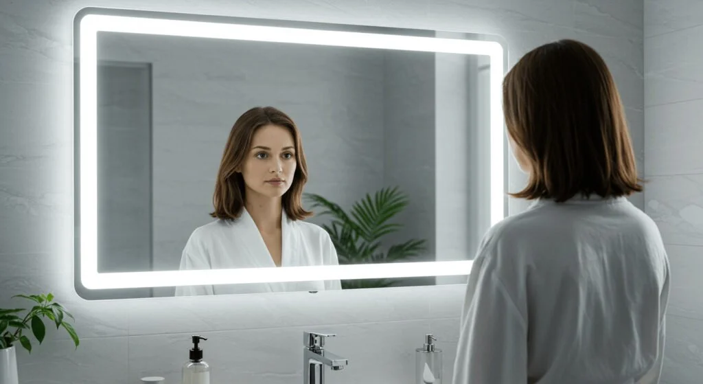 La ce înălțime se montează oglinda de baie pentru confort și funcționalitate maximă?